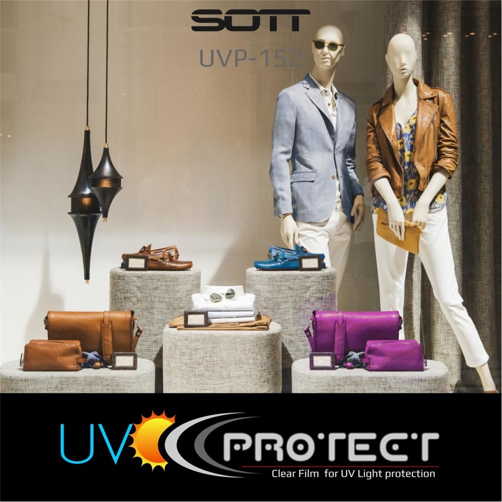 UV Protektion Folie Glasklar High Grade - UVP-152cm