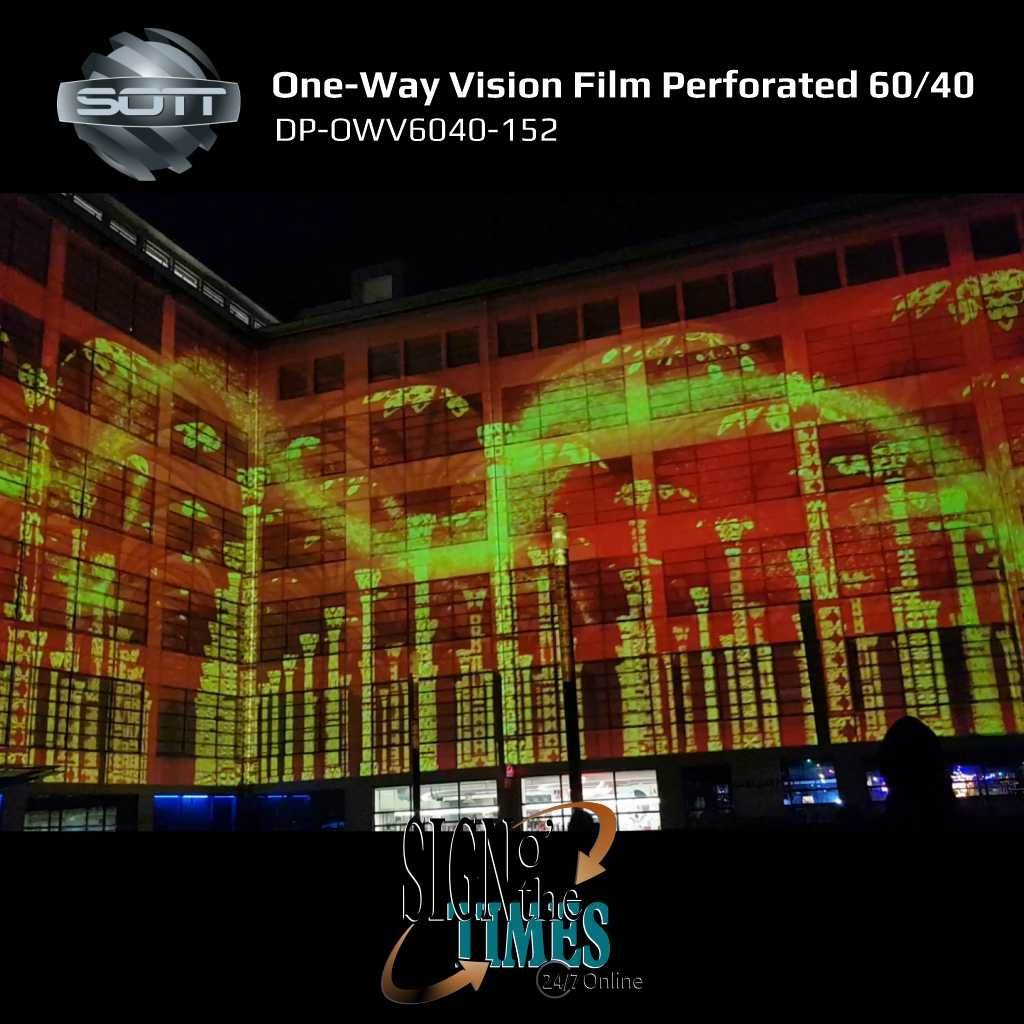 DP-One-Way Vision Film Perforated 60/40 -152