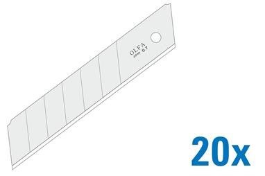120-HB-20 25mm Silver Snap-Off Blades