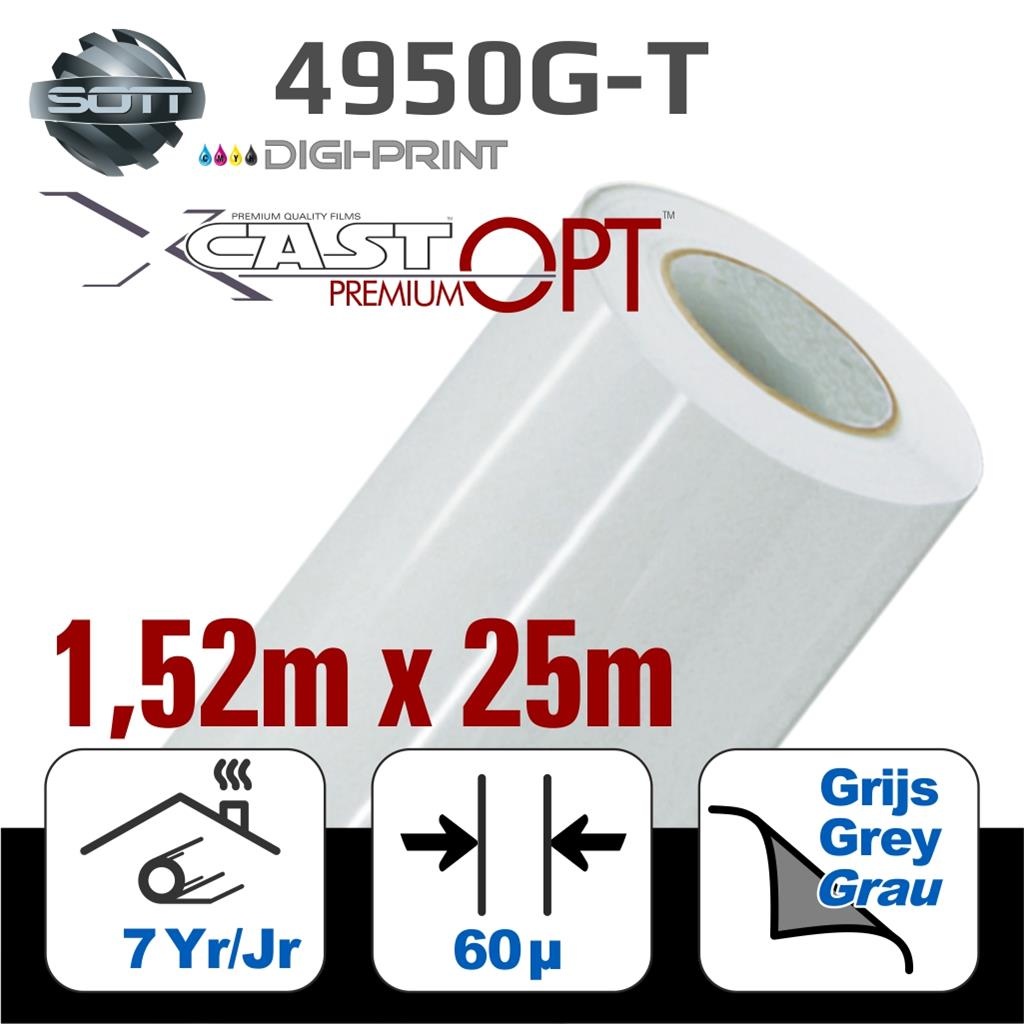 DigiPrint X-Cast™ PremiumOPT™ Glanz Weiß - 152 cm x 25m