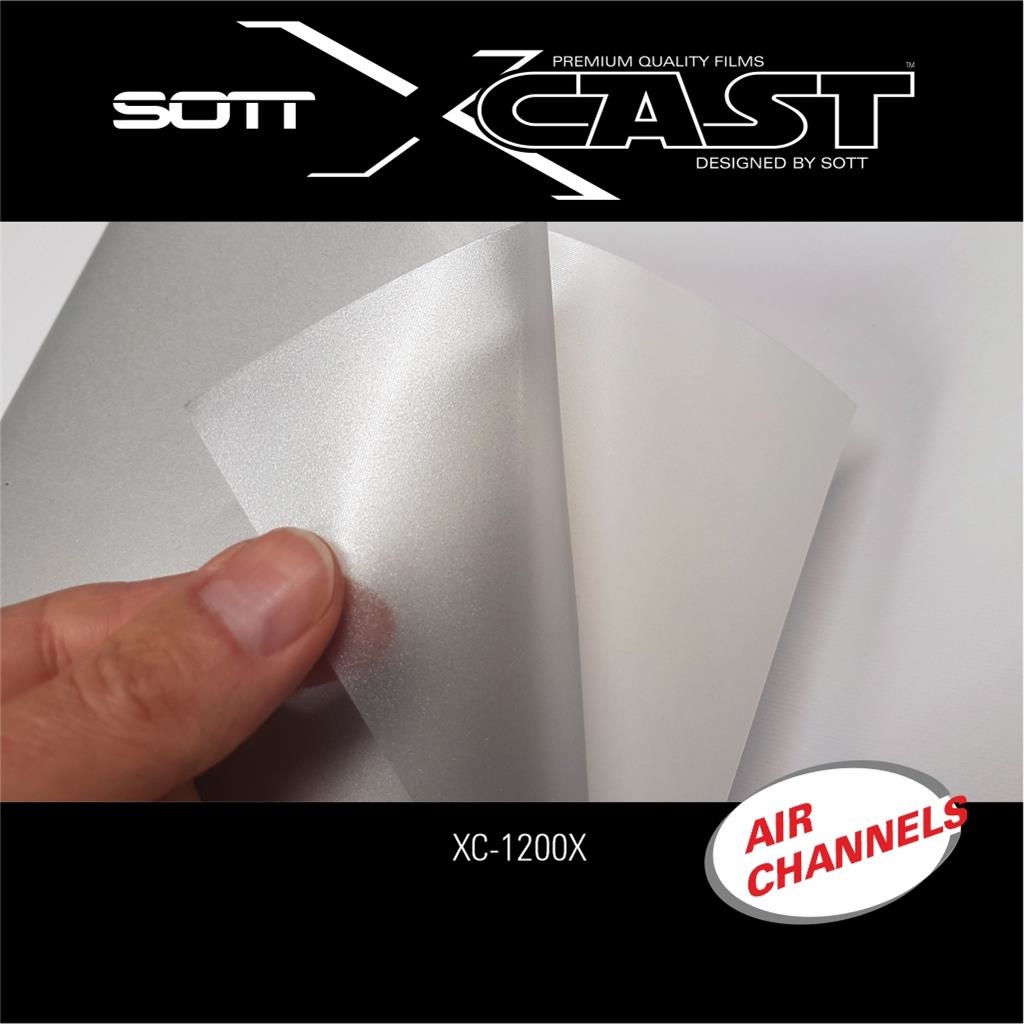 Glasdekor Folie X-Cast Etched Glass AirScape 122cm XC-1200X-122