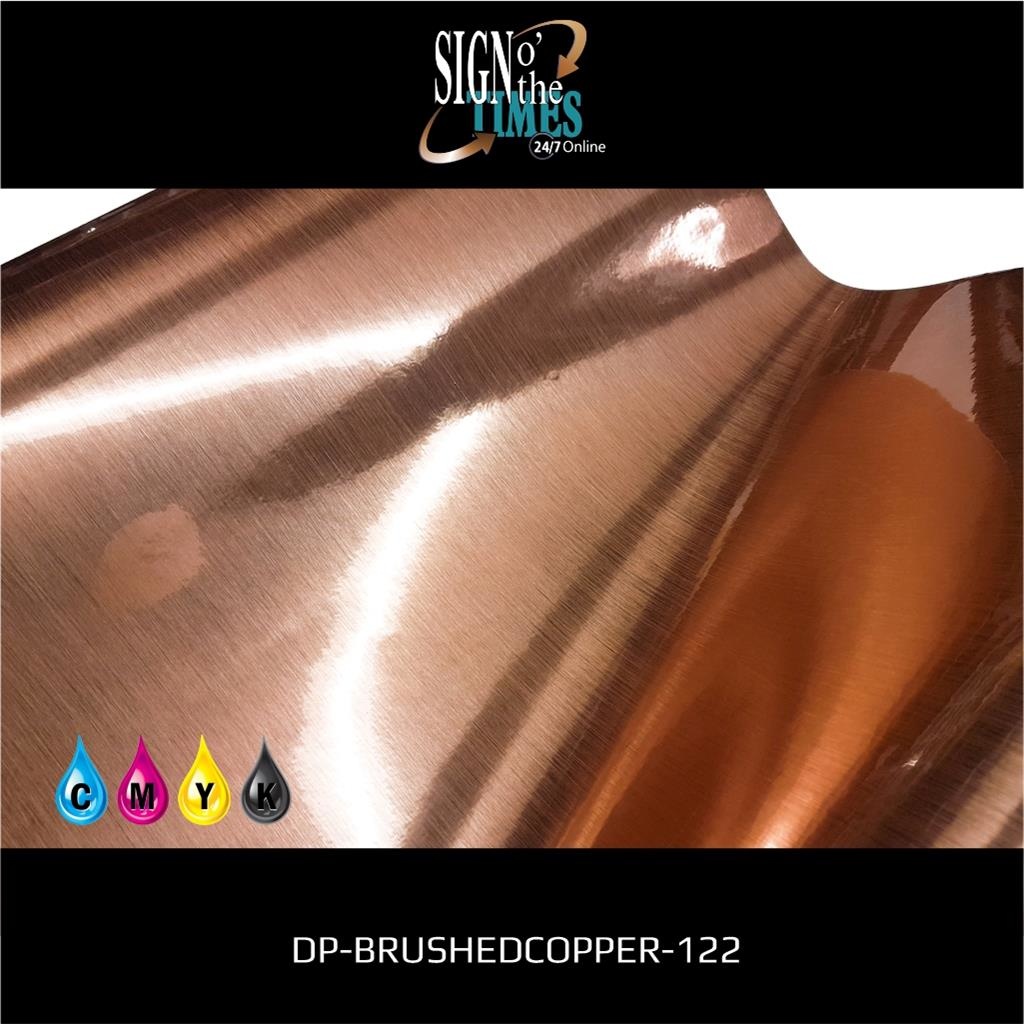 Metaleffect Indoor Brushed Satin Copper -122cm DP-Brushedcopper-122