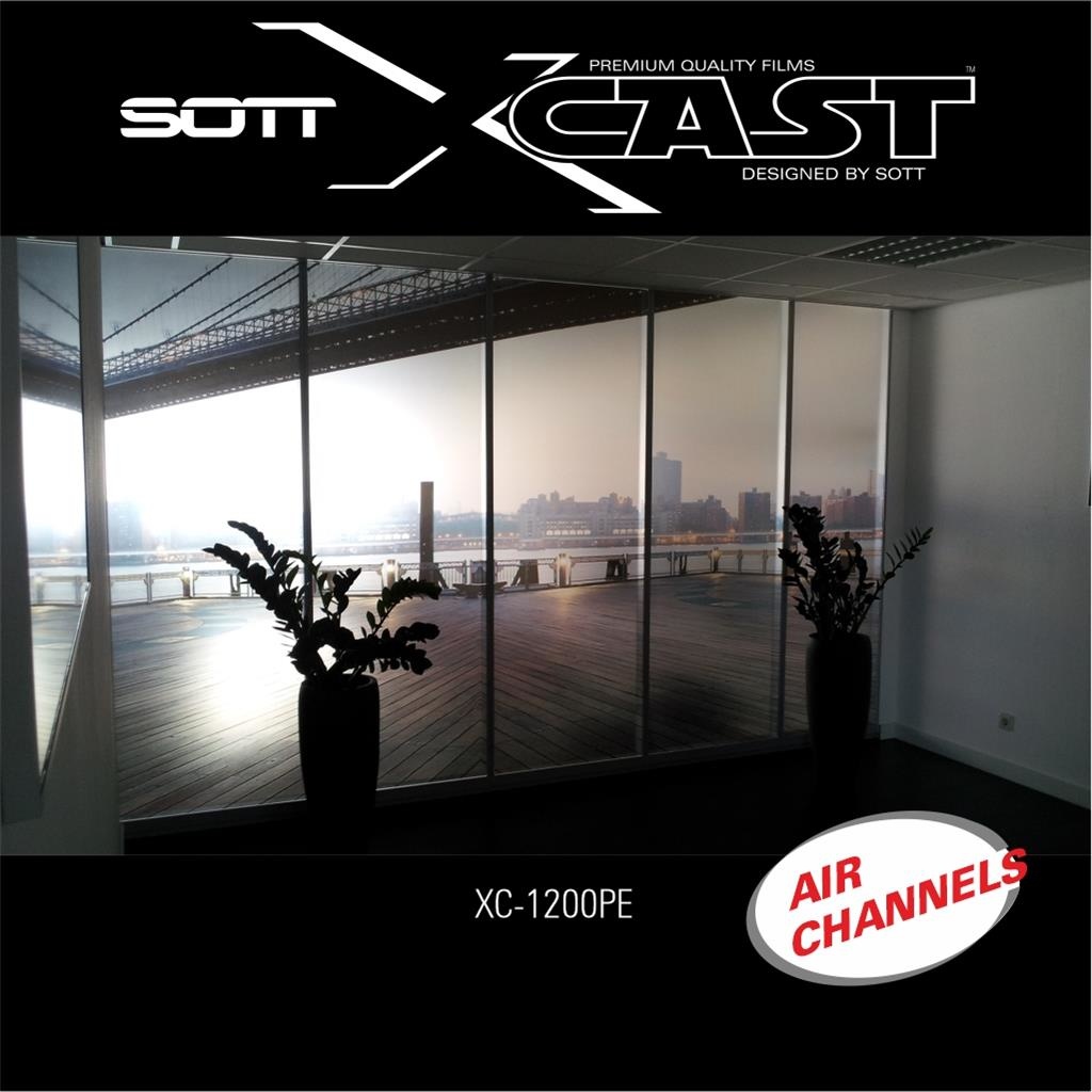 Glasdekor Folie X-Cast Etched Glass AirScape 61cm XC-1200X-61