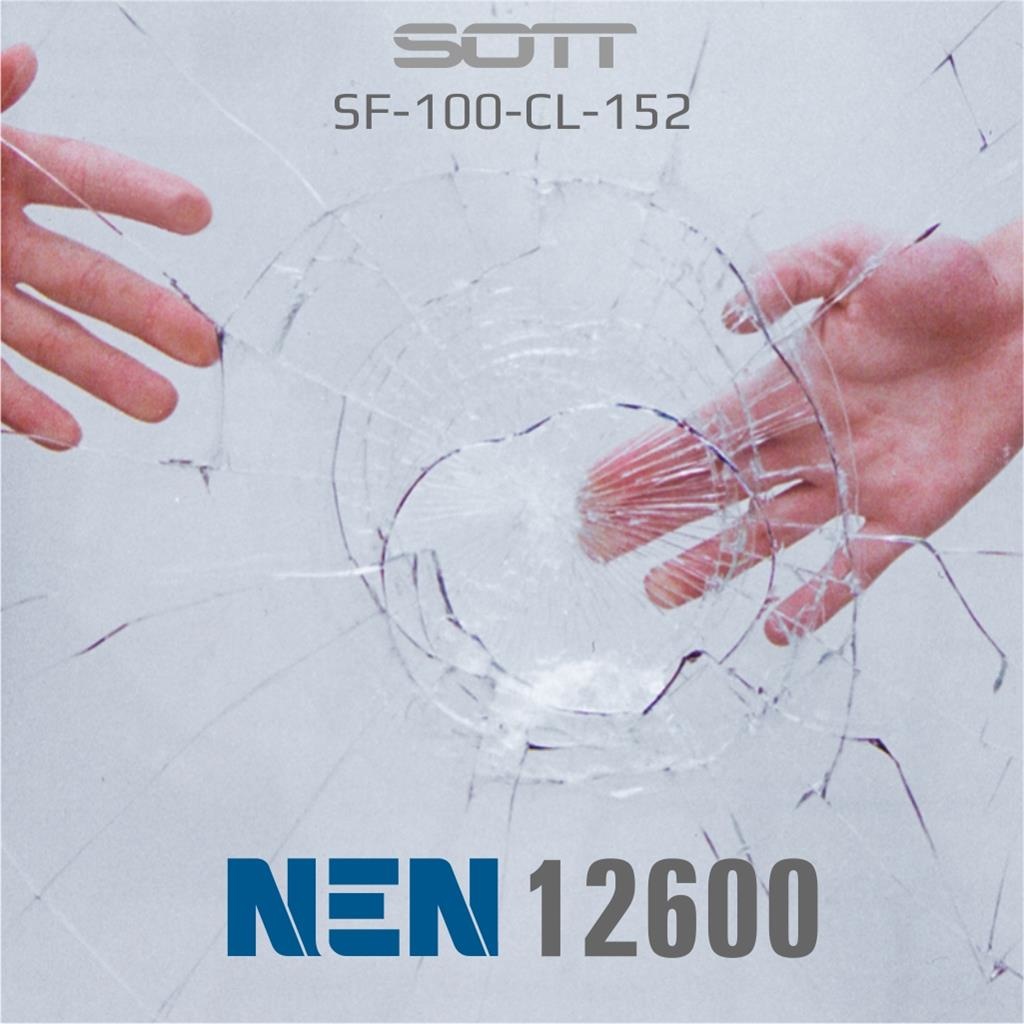 Schutzfolie Safety100 Glasklar EN12600 -152 cm