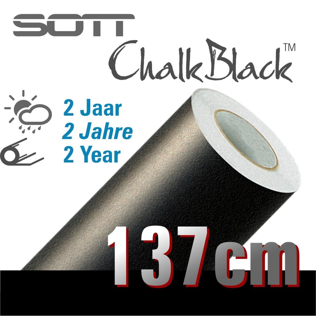 ChalkBlack™ Tafel-folie Schwarz -137cm CHB-HBR-137