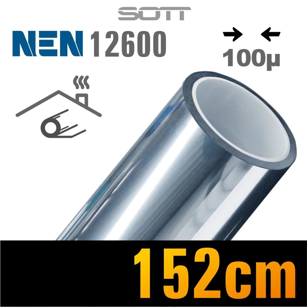 Schutzfolie Safety100 Solar Silver NEN12600 -152cm