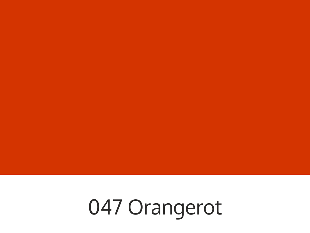 ORACAL 751C - 047 Orangerot 126 cm