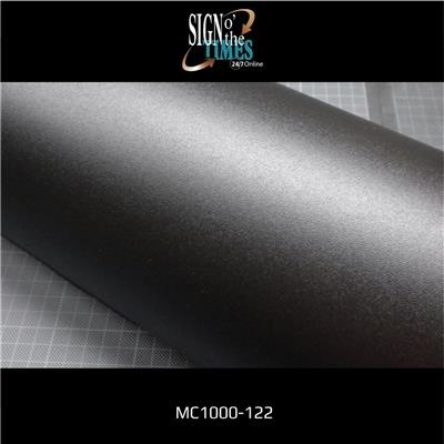 MC1000-122 Sand Embossed Black Folie -122cm