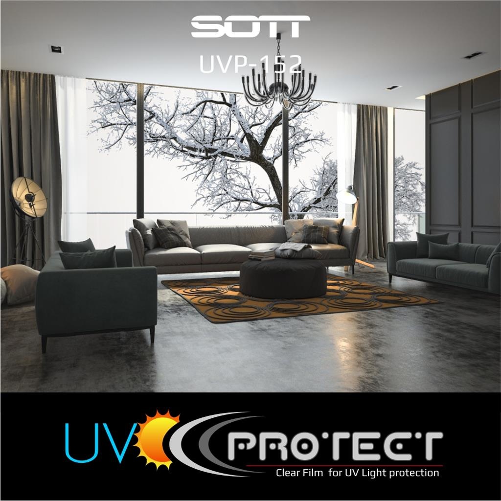 UV Protektion Folie Glasklar High Grade - UVP-152cm