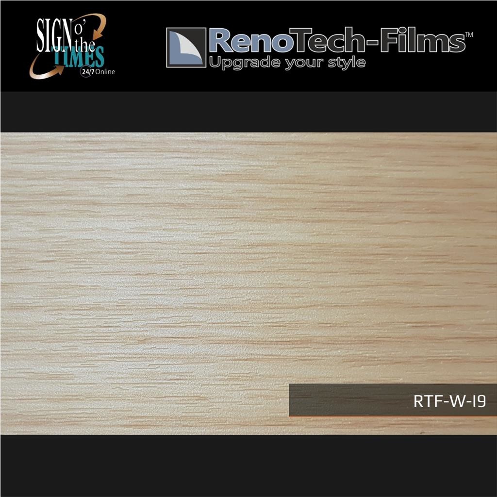 RTF-W-I9-122 Holzoptik Eiche Natur strukturiert