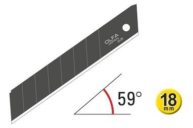 120-LBB-50 18mm Excel Schwarz Ultra-Sharp Snap-Off Blades