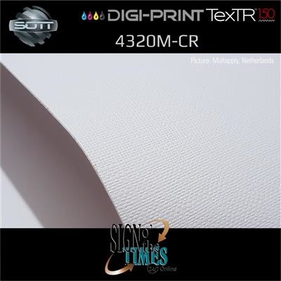 DP-4320M-CR-137 DigiPrint TexTR150™ Canvas Wall-Folie Matt Weiß