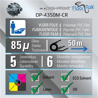 DP-4350M-CR-137 DigiPrint FloorTalk85 Fußbodenfolie