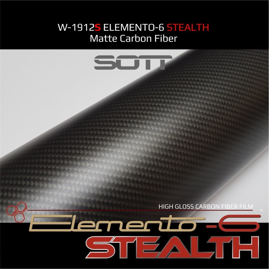 OS-1917 ELEMENTO-6 -Stealth Carbonfaser matt-satiniert 152cm
