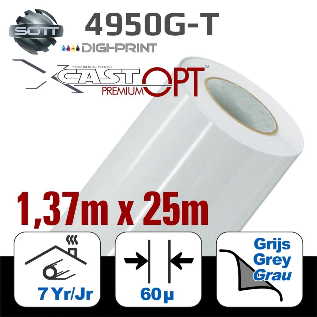 DigiPrint X-Cast™ PremiumOPT™ Glanz Weiß -137cm x 25m